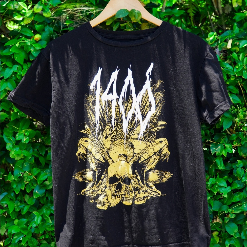 Black and Yellow KMD 1400 Tee - Hip Hop Vintage Vibes